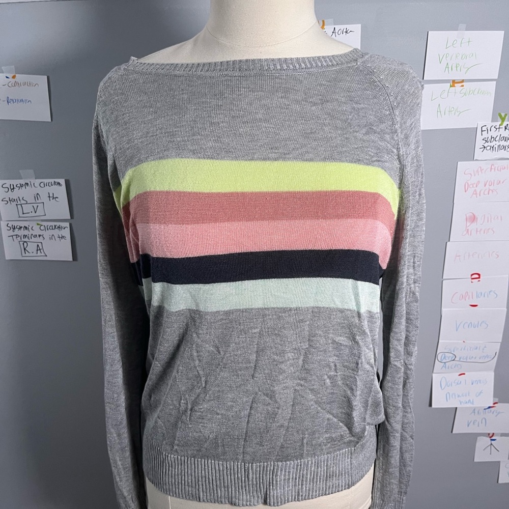 Rag Poets Stripe Sweater‎ Size Women’s Medium